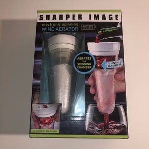 New Open Box Sharper Image Wine Aerator